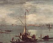 The Lagoon with Boats Gondolas and Rafts - 弗朗西斯科·格拉蒂